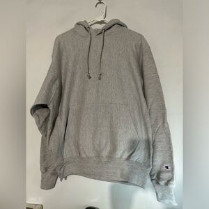 Hoodie Men Gray Champion